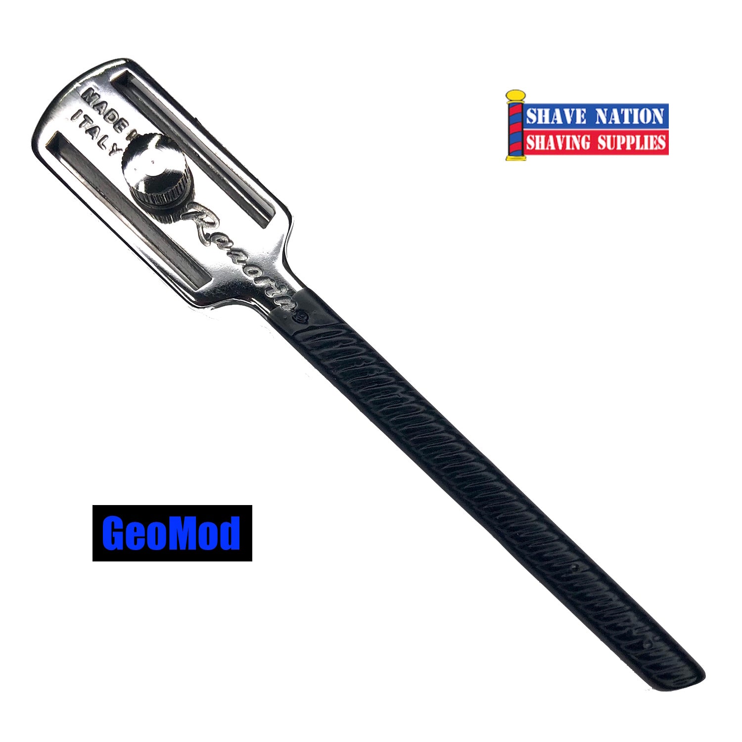 Professional Razorine Shavette Straight Edge Razor - Barber Quality Stainless Steel Shaving Knife for Men's Wet Shaving & Beard Grooming - Perfect for Home Use, Barbershops & Travel Shaving Kit
