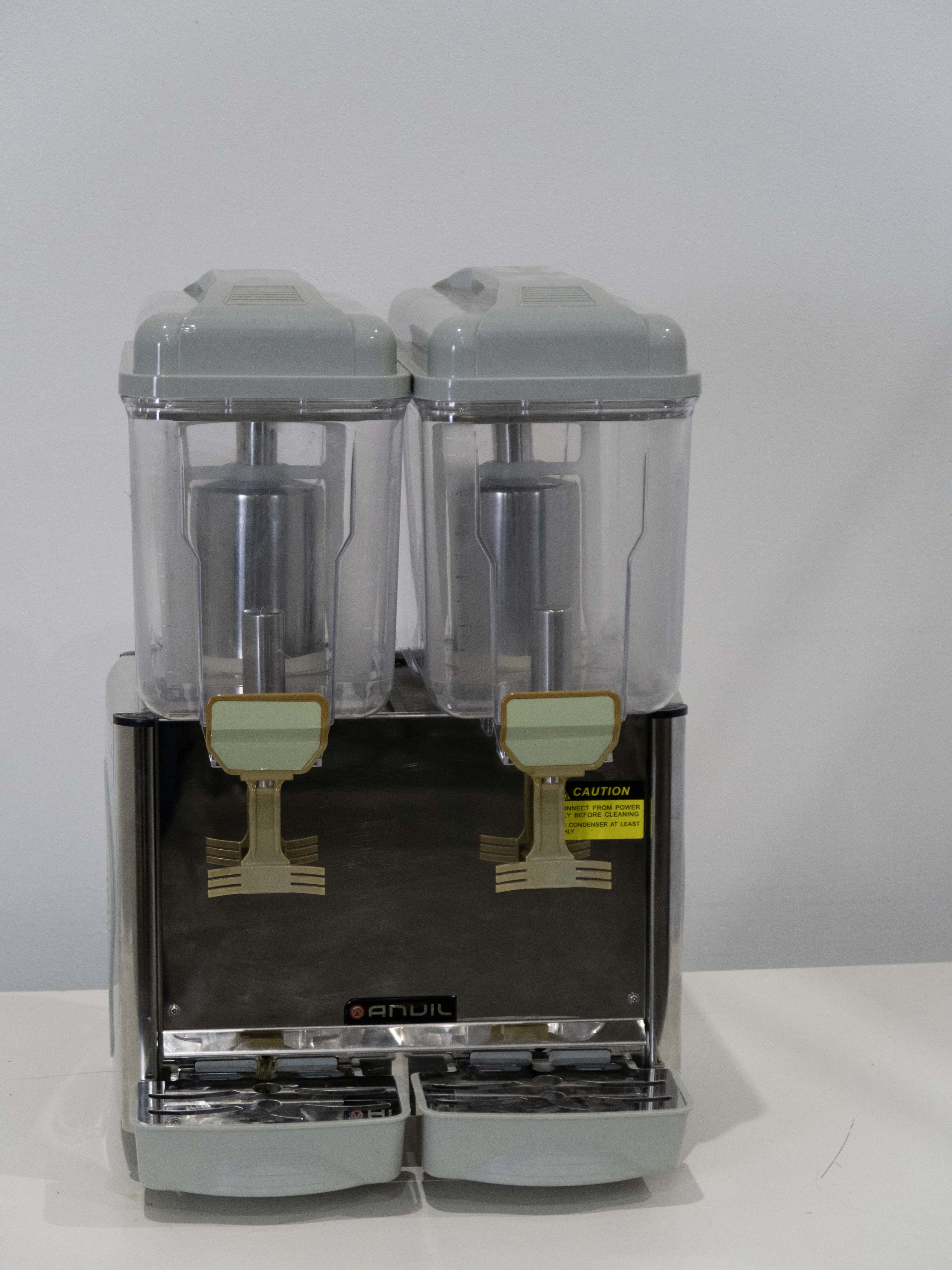 Anvil JDA2002 Commercial Grade 2 Bowl Juice Dispenser with Stainless Steel Spigots - Perfect for Restaurants, Cafes, and Catering Events - 765874