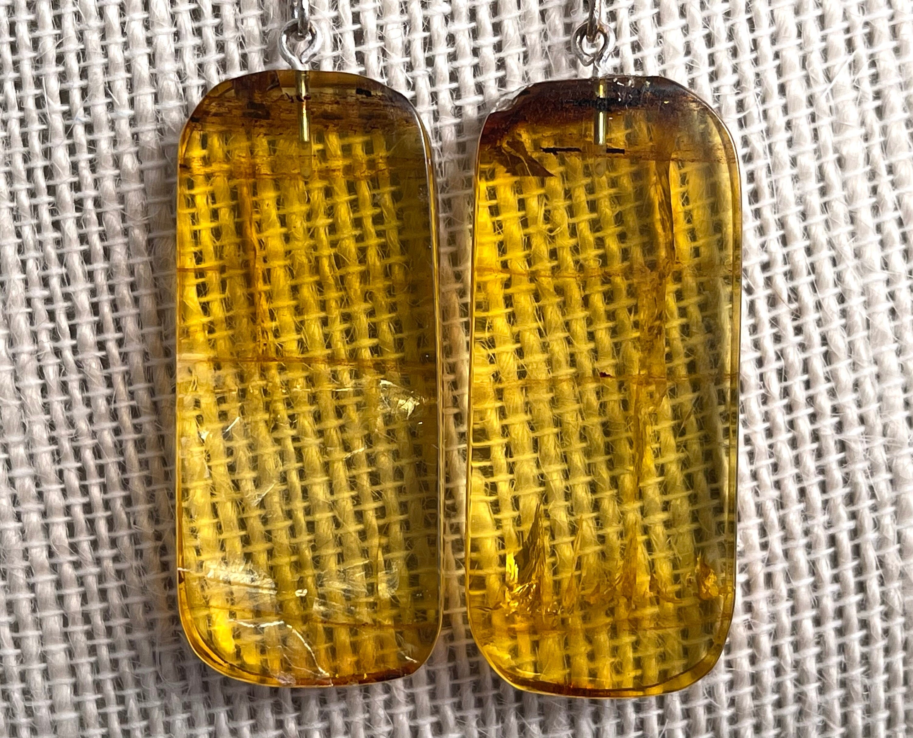 Amber Crystal Earrings for Women - Handmade Dangle Statement Jewelry with Healing Stones | Boho Chic & Spiritual Healing Accessories for Everyday Wear & Special Occasions