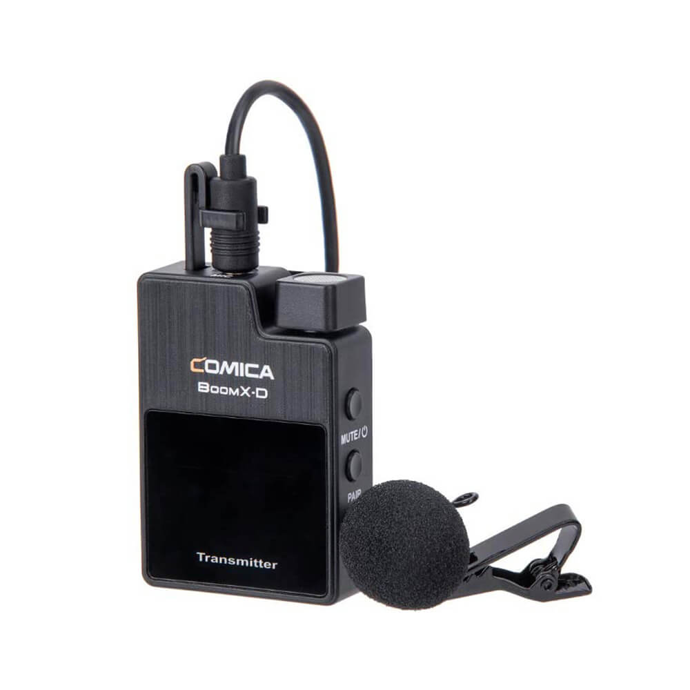 BoomX D1 Single Lavalier Wireless Microphone System - Compact Transmitter & Receiver for YouTube, Podcasting, Interviews & Live Streaming - Clearance Sale