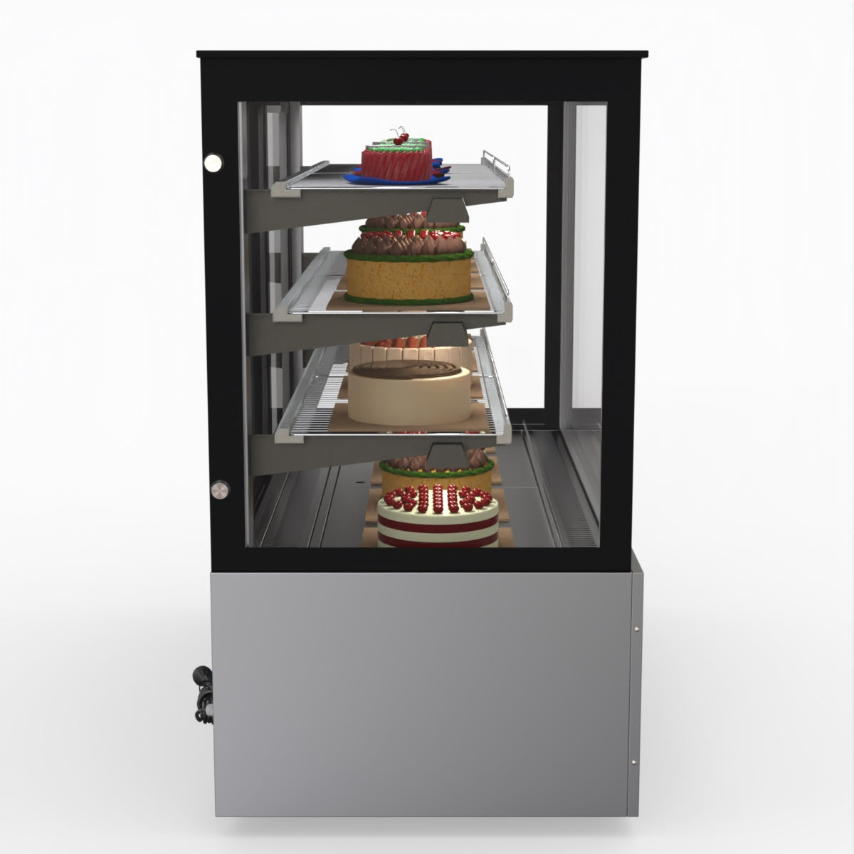 Bonvue SL850V Commercial Refrigerated Display Case - Perfect for Supermarkets, Delis, and Restaurants to Showcase Fresh Food