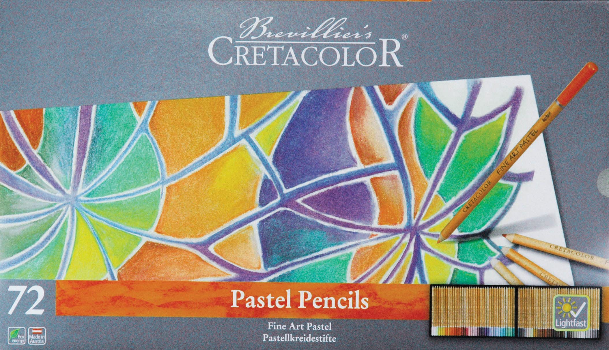 Premium Cretacolor 72-Piece Fine Art Pastel Pencil Set - Vibrant Colors for Professional Artists & Sketching | Ideal for Drawing, Blending & Mixed Media Art Projects
