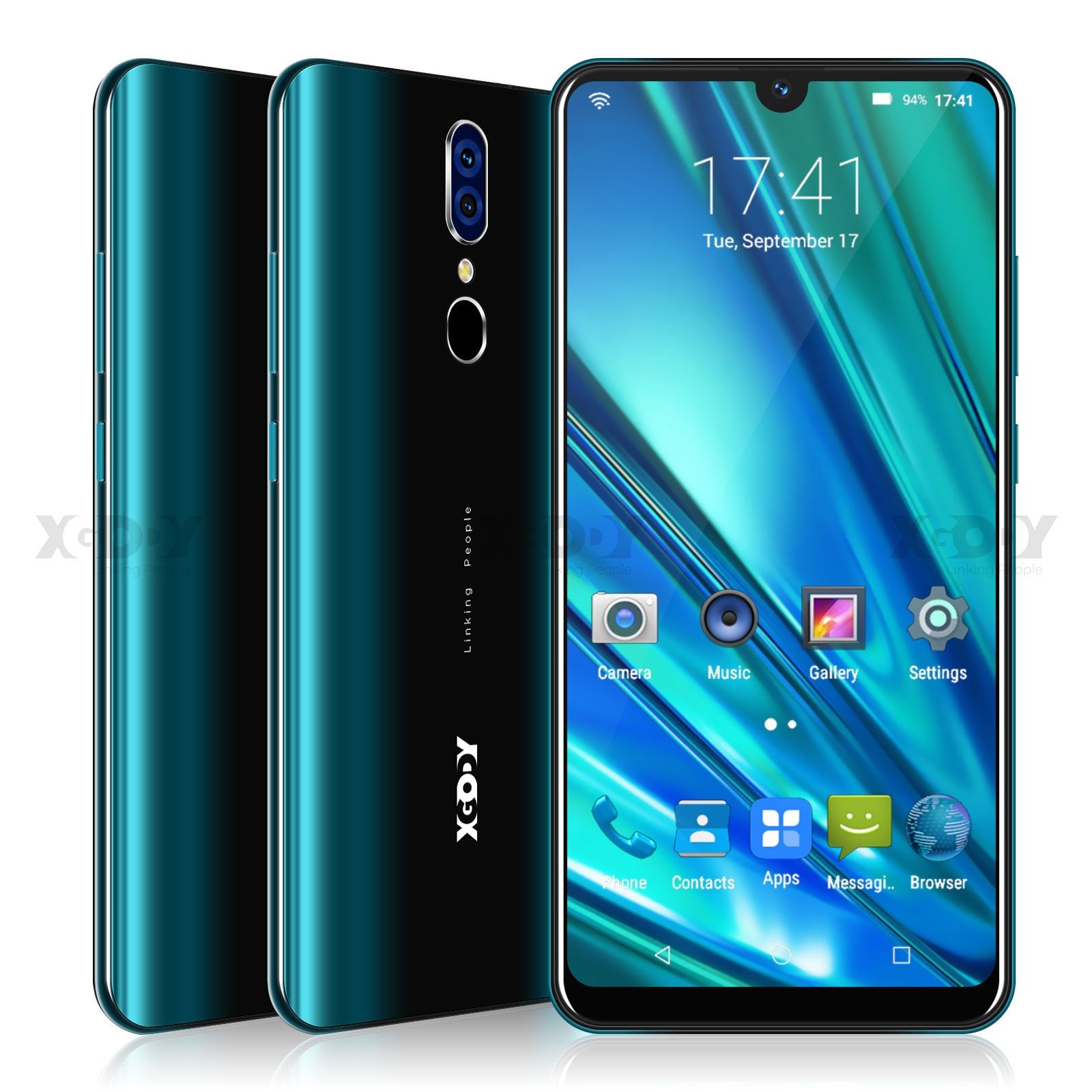 XGODY 9T Pro Unlocked Smartphone - Dual SIM 3G Android Phone with Large Screen | Perfect for Travel, Business & International Use