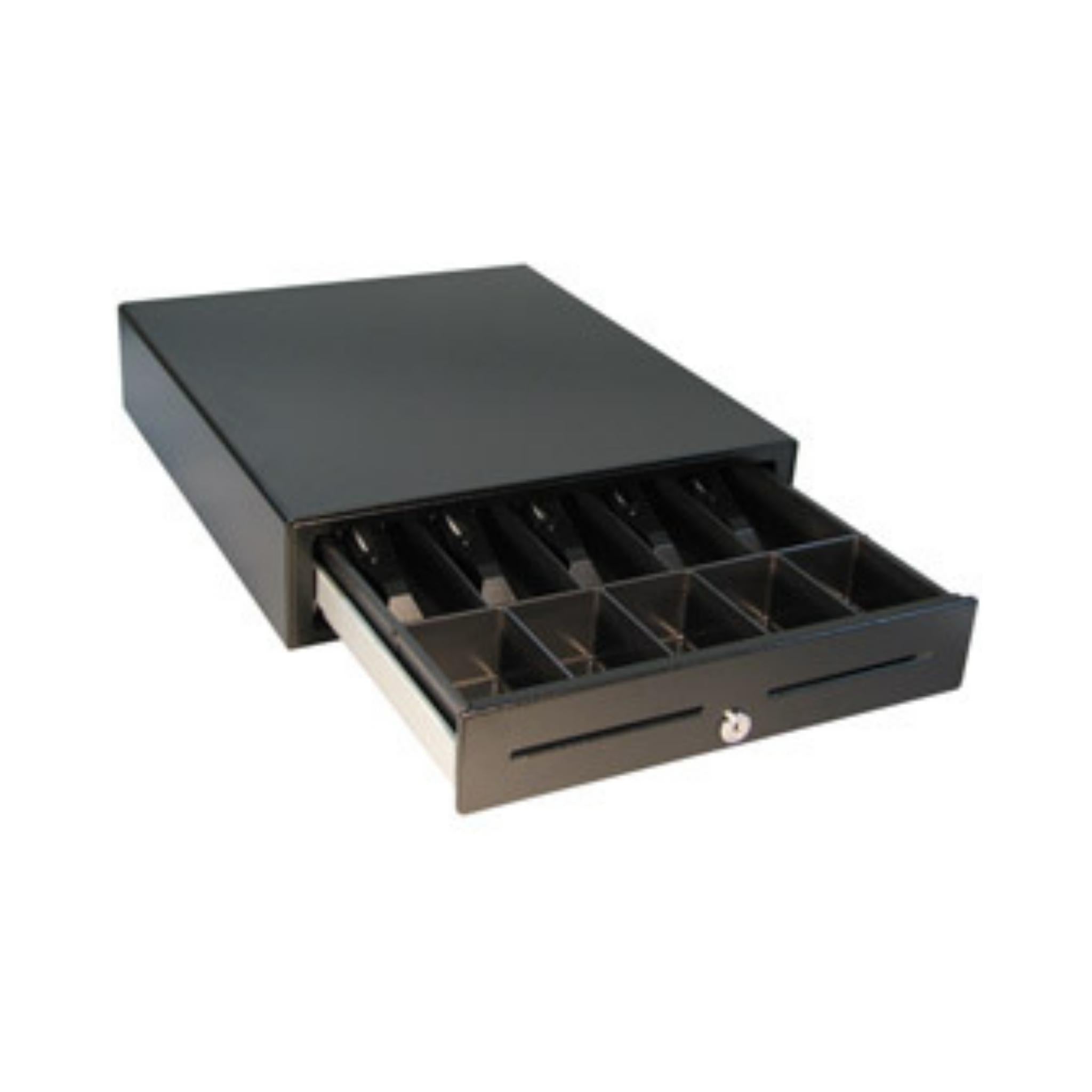 APG Vasario 1618 Dual Media Slot Cash Drawer - Secure Cash Management for Retail Stores & Restaurants - Perfect for POS Systems and Checkout Counters