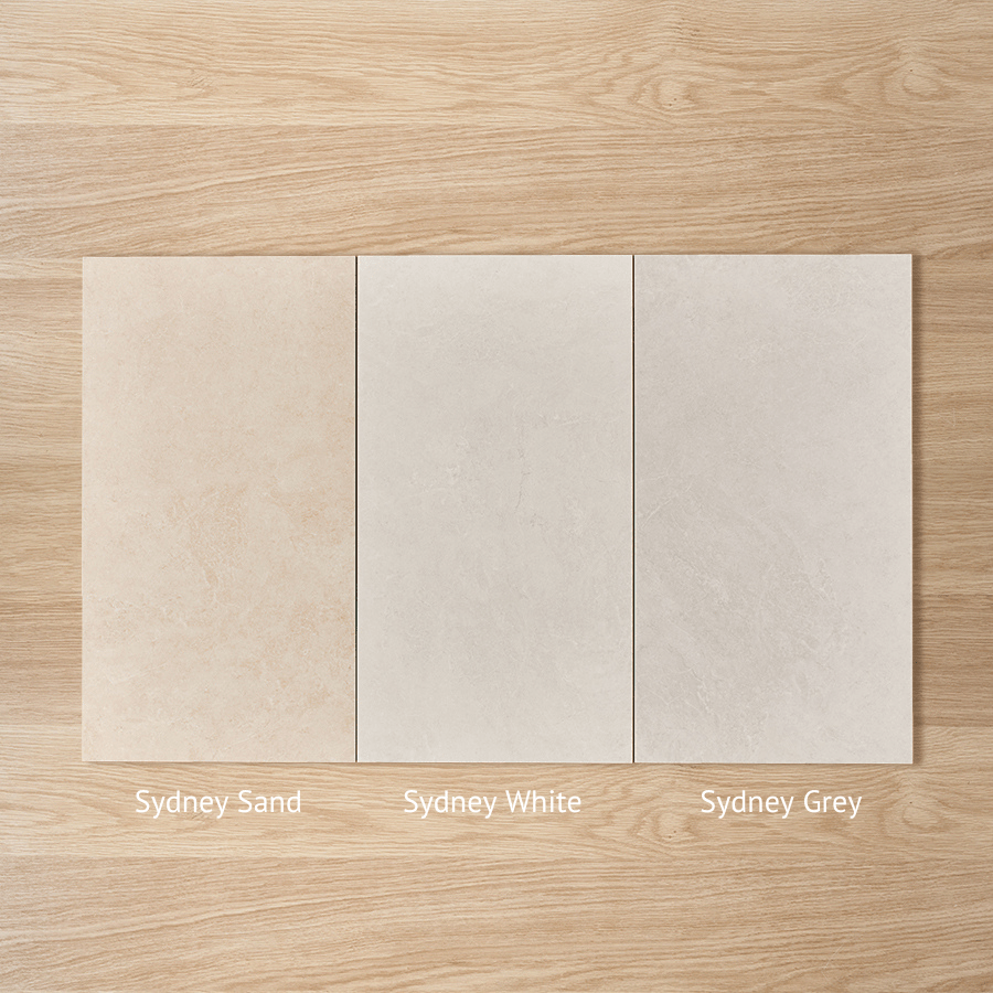 Sydney Matte White Stone Look Tile - Premium Porcelain Floor & Wall Tiles for Kitchen, Bathroom, and Living Room Decoration