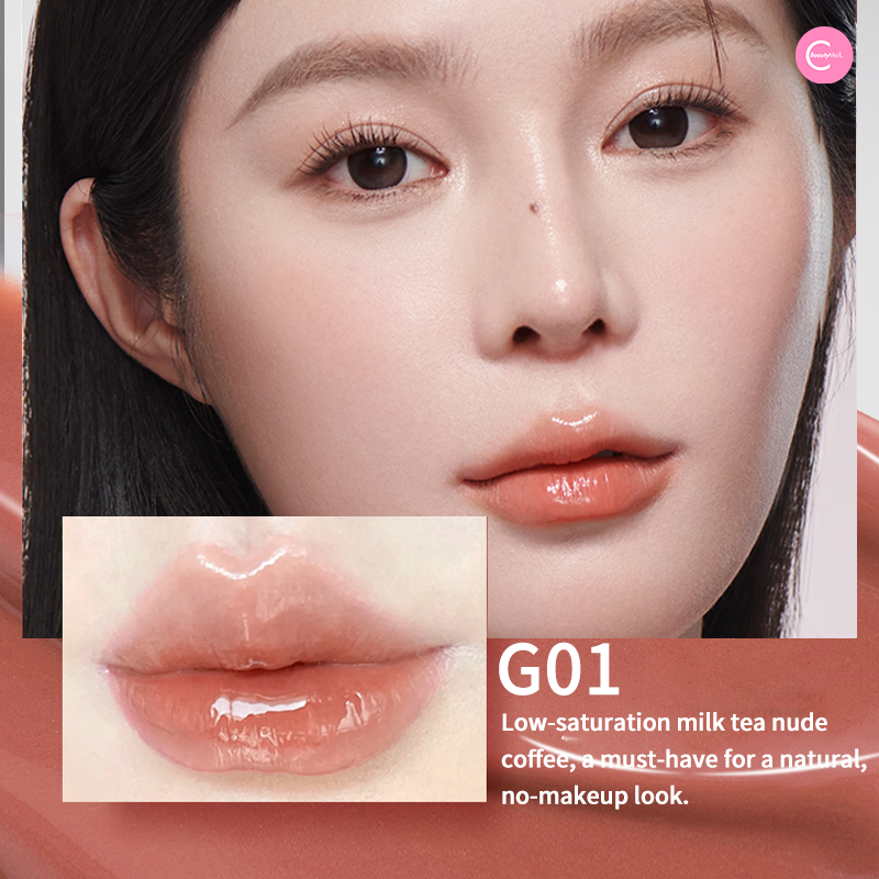 ZEESEA Ice Cube Dual Finish Lip Gloss - Hydrating & Long Lasting Lipstick with Shiny & Matte Finish - Perfect for Daily Wear, Parties, and Special Occasions