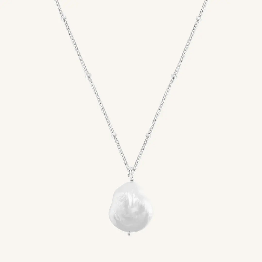 River Pearl Necklace - Natural Stone Jewelry for Women | Elegant Gift for Brides, Anniversary & Special Occasions