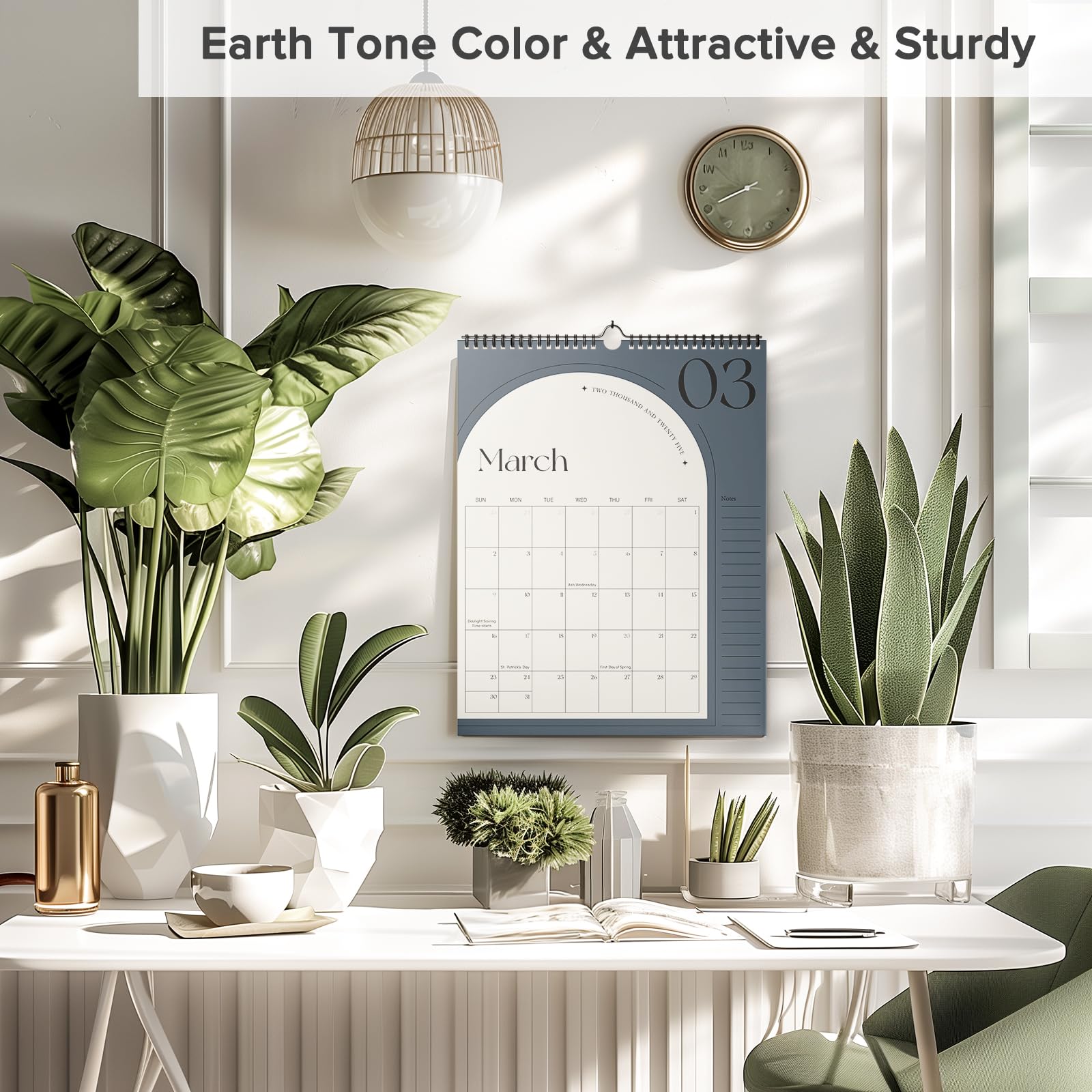 2025-2026 Wall Calendar Planner - 18 Month Hanging Calendar from February 2025 to June 2026 - 14.4