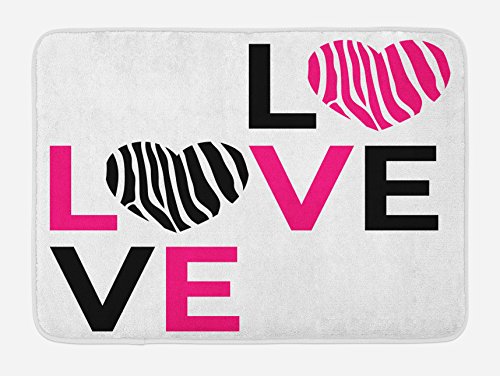 Pink Black and White