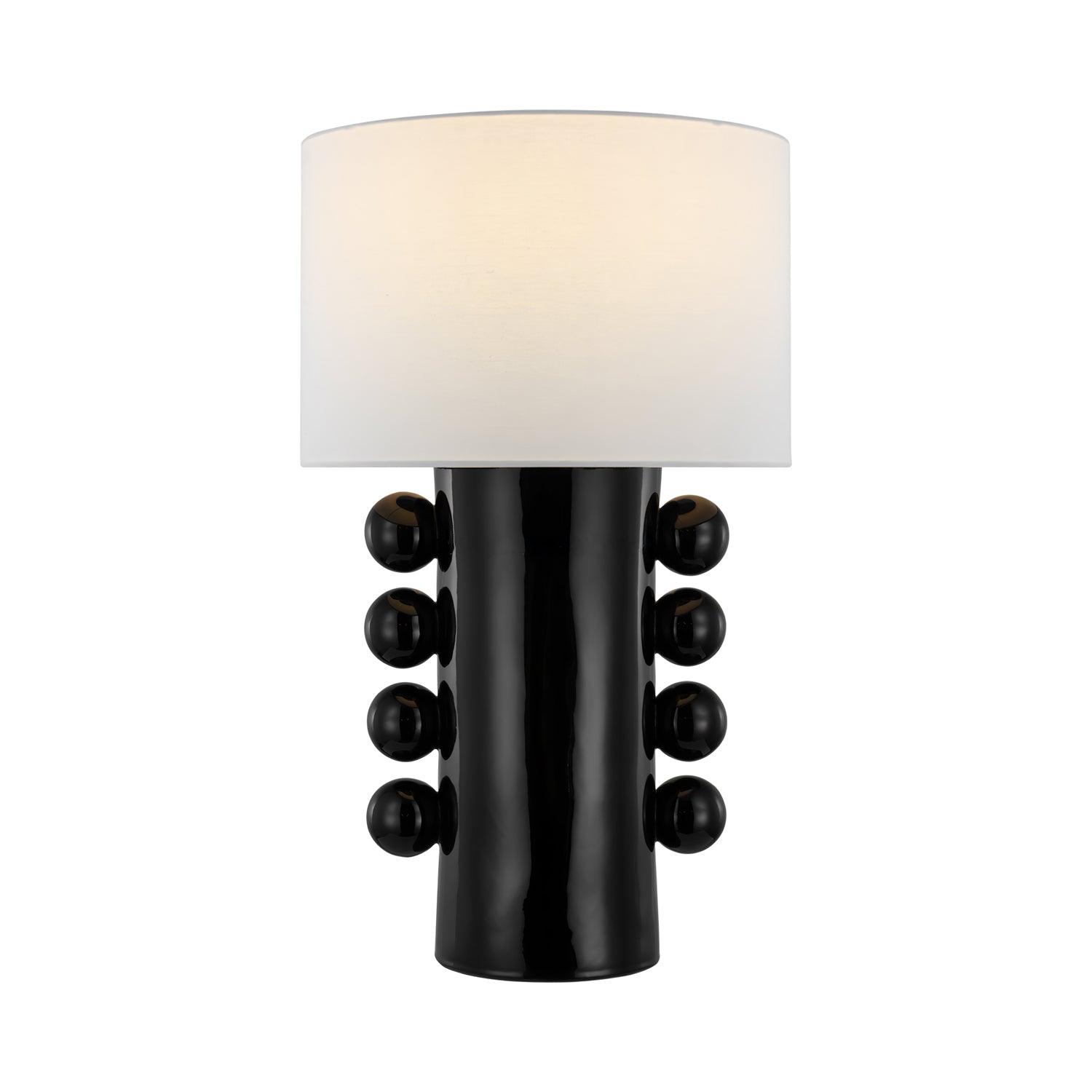 Tiglia Modern LED Table Lamp - Adjustable Brightness, USB Charging Port, Bedside Nightstand Light for Living Room, Bedroom & Office
