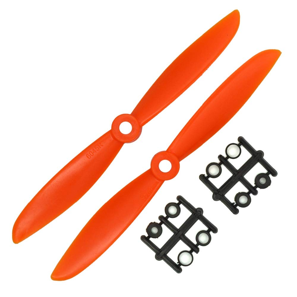 DJI F450 10x4.5 Orange Carbon Fiber CW/CCW Propellers (1 Pair) - High Performance Quadcopter Drone Parts for FPV Racing & Aerial Photography | Perfect for DIY Robotics Projects & STEM Education