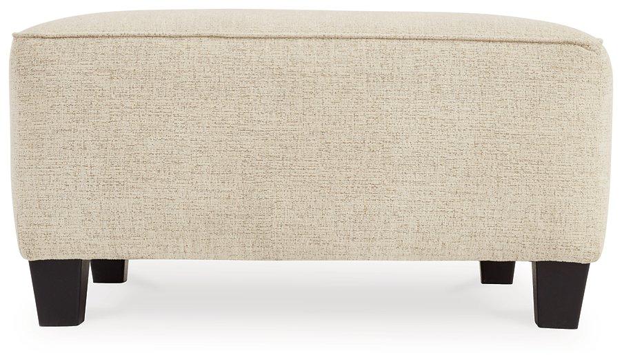 Abinger Oversized Accent Ottoman - Large Round Footstool Pouf with Storage, Perfect for Living Room, Bedroom & Home Decor