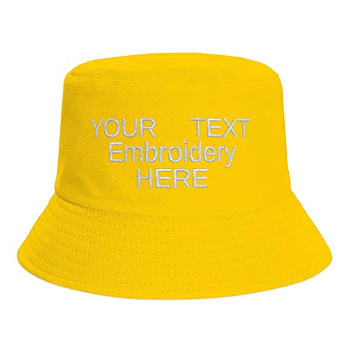 Custom Yellow Bucket Hat