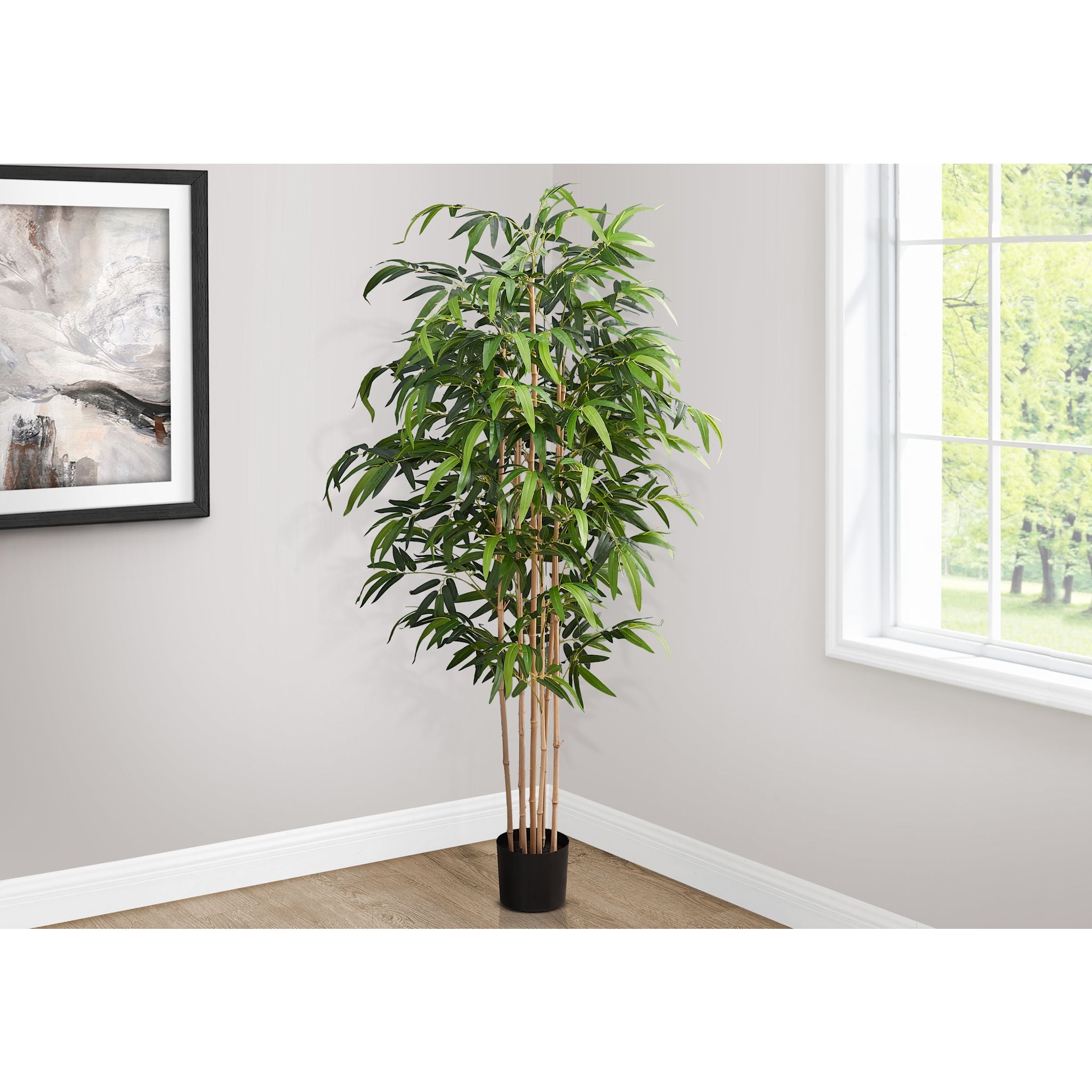 Premium Bamboo Tree for Home & Office Decor - Natural Eco-Friendly Indoor Plant for Living Room, Bedroom, or Workspace