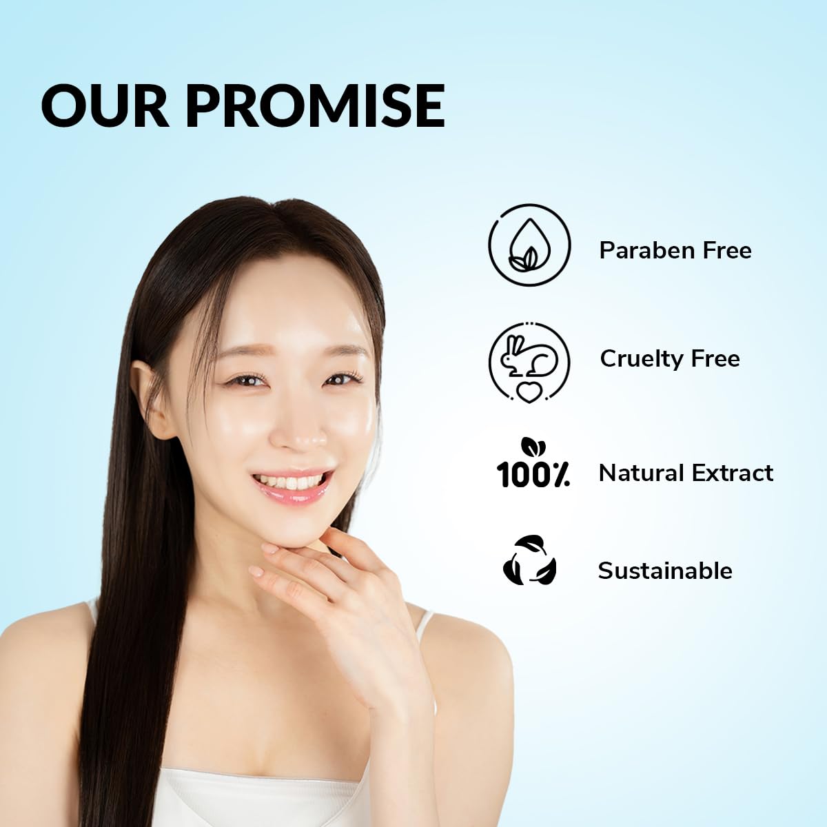 MIRABELLE COSMETICS KOREA Crystal Clear Skin Facial Sheet Mask 10-Pack - Hydrating & Brightening for Glowing Skin | Perfect for Daily Skincare Routine & Spa Night