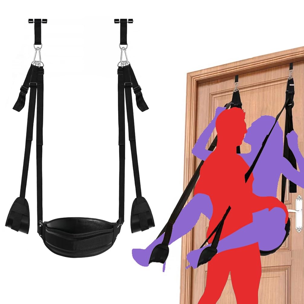 Heavy Duty Over The Door Sex Swing for Adults - Supports Up to 300Lbs, Couples Bonding Swing, Pure Romance Hanging Sling for Bedroom - Perfect for Spicing Up Relationships & Enhancing Intimate Moments