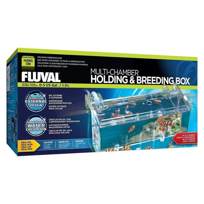 Fluval Multi-Chamber Fish Breeding Box - Ideal for Aquarium Fish Breeding, Fry Rearing & Isolation | Perfect for Guppies, Bettas & Tropical Fish