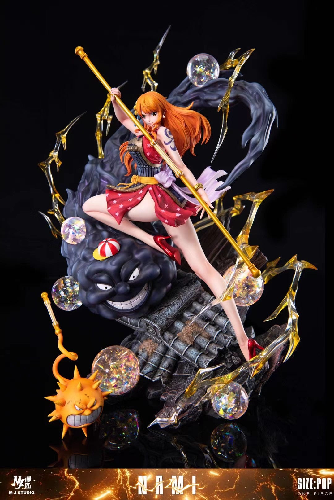 MJ Studio Nami Figure - Anime One Piece Collectible Statue for Fans and Decor | Perfect for Home Display, Office Desk, and Gift for Anime Lovers