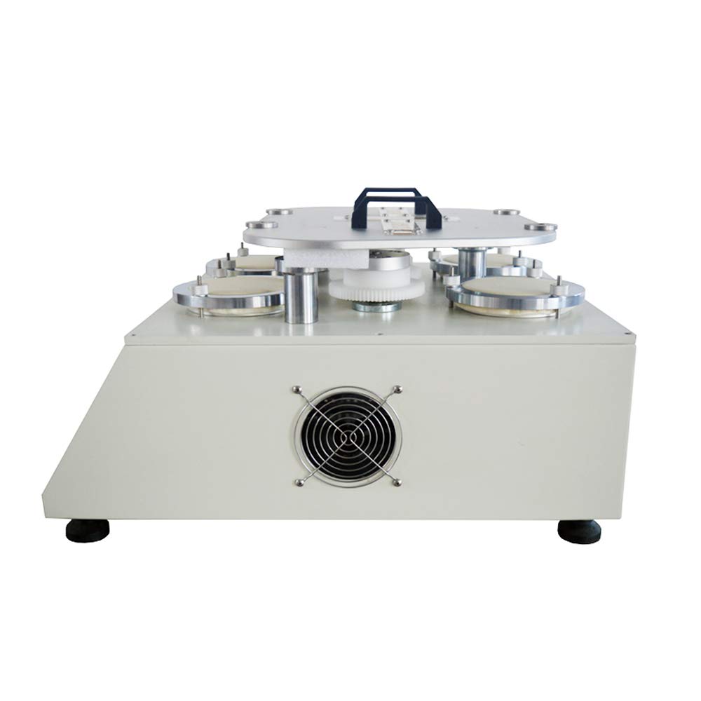 TECHTONGDA Martindale Abrasion Tester - 4-Station Fabric Pilling & Fluff Testing Machine for Textile Quality Control | Ideal for Clothing, Upholstery & Material Durability Testing