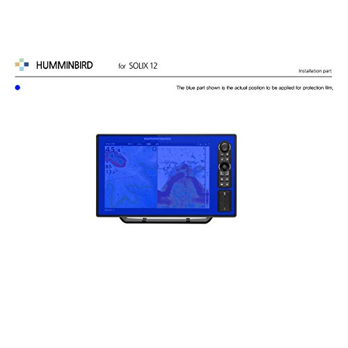 Anti-Glare Matte Screen Protector for Humminbird Solix 12 - LCD Shield Guard with Scratch Protection - Perfect for Outdoor Fishing & Marine Navigation Use