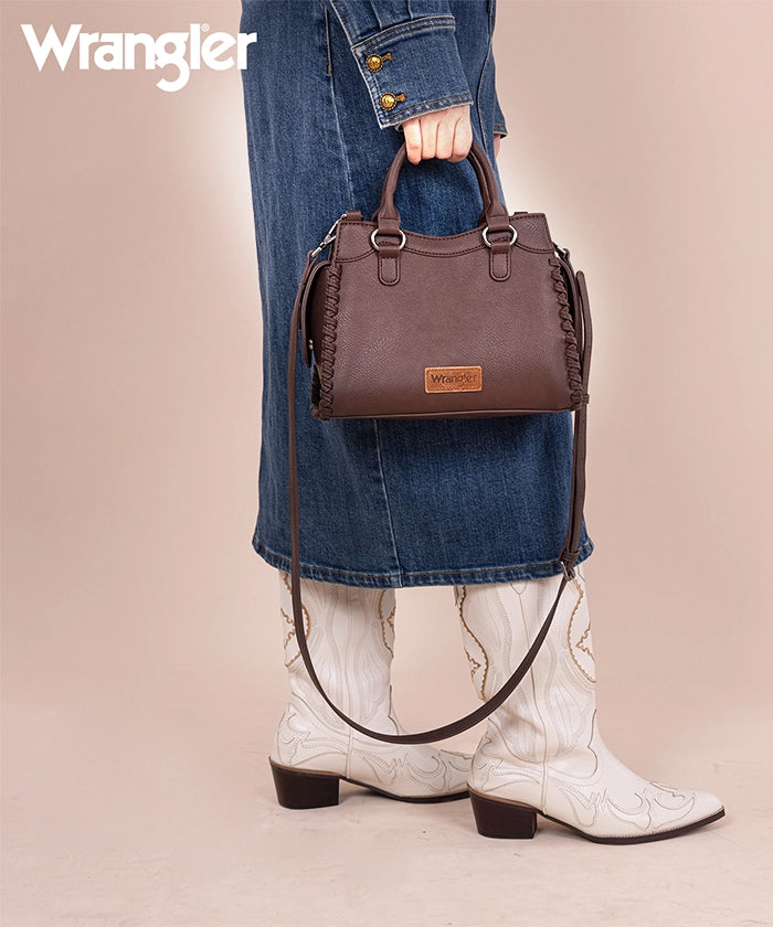 Wrangler Braided Tote Bag for Women - Stylish & Durable Woven Handbag - Perfect for Shopping, Beach, Work & Travel Accessories
