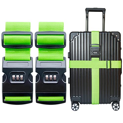 2pcs Green Lock