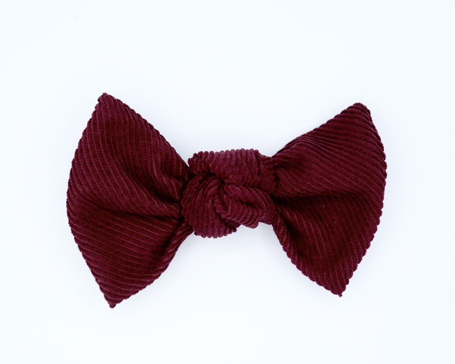 Elegant Corduroy Hair Bow Clip - Rosewood Color for Women & Girls | Perfect for Parties, Weddings & Everyday Fashion Accessories