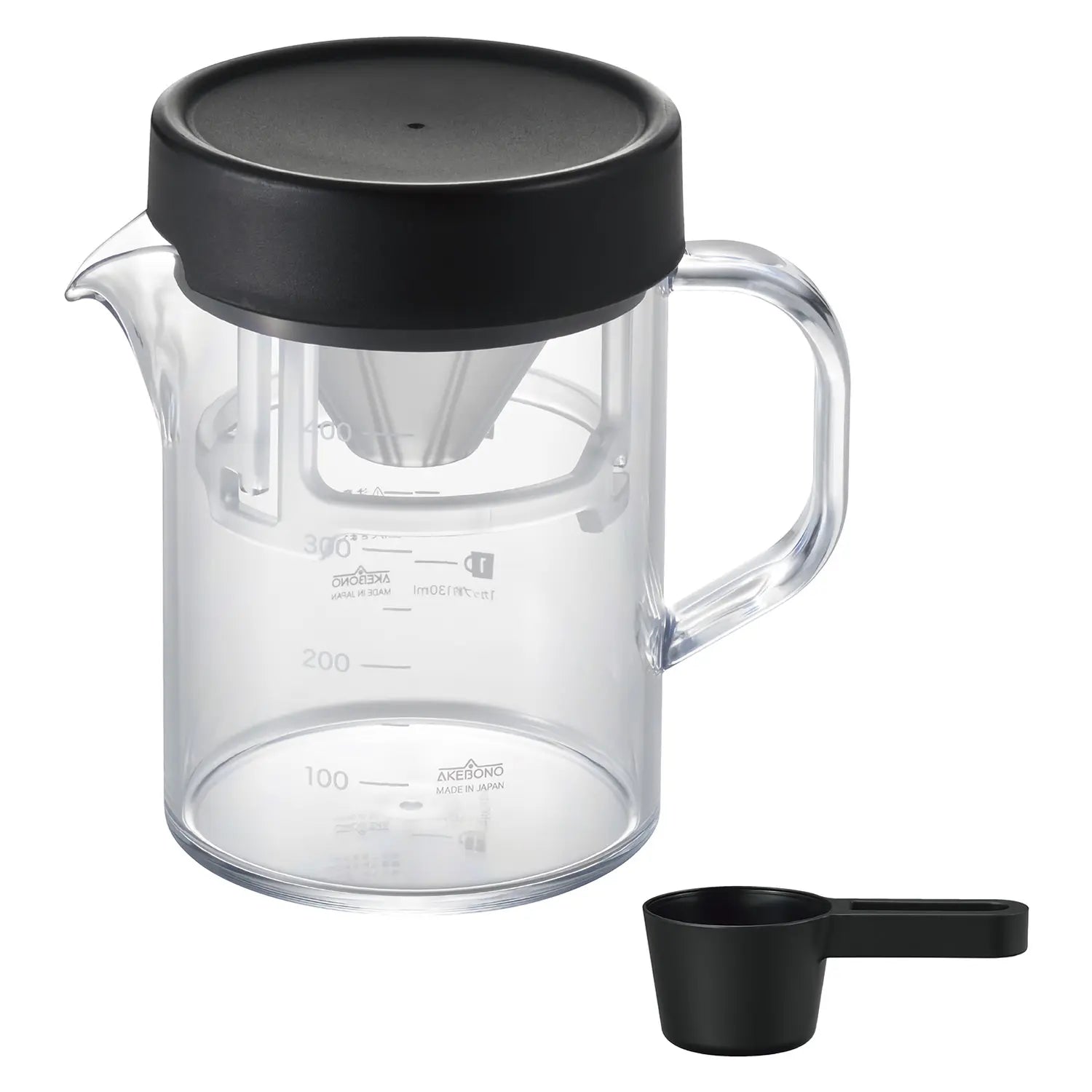 Premium Akebono Polyester Resin Unbreakable Coffee Server & Dripper Set - Durable Pour Over Coffee Maker for Home, Office & Camping - Perfect for Specialty Coffee Brewing & Gift Giving