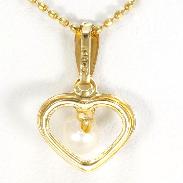 18K Yellow Gold Pearl Necklace for Women - Elegant Bridal Jewelry, Wedding Gift, Anniversary Present - Perfect for Formal Events & Special Occasions