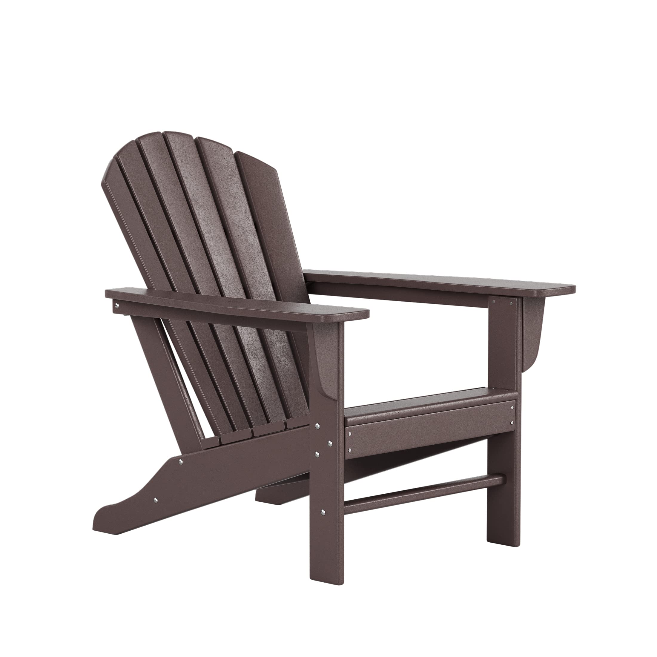 WestinTrends Dylan Outdoor Adirondack Chair with Side Table Set - Durable Patio Furniture for Backyard, Garden, Poolside Relaxation & Outdoor Entertaining