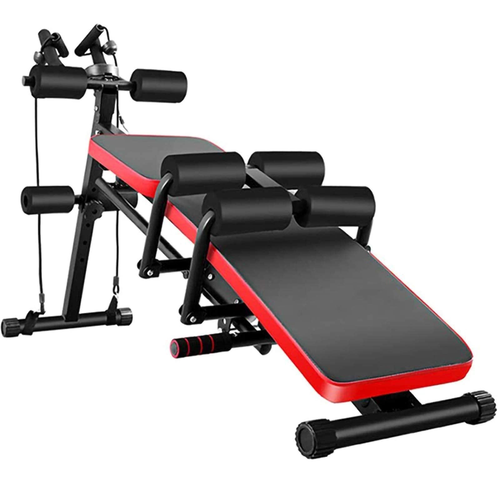 Adjustable Multi-Purpose Weight Bench for Home Gym - Foldable Incline/Flat/Decline Workout Bench with 250kg Capacity | Perfect for Strength Training, Sit-Ups & Dumbbell Exercises