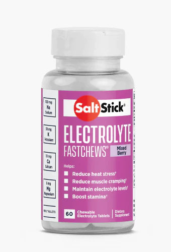 Salt Stick Fast Chews Electrolyte Replacement Tablets - Rapid Hydration for Athletes & Fitness Enthusiasts - Perfect for Running, Cycling & Workout Recovery