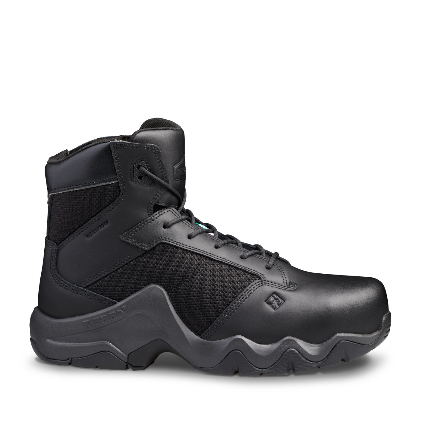 Terra EKG Stealth 6 Men's Composite Toe Work Shoes - Black (TR0A4NRYBLK) | Slip Resistant & Electrical Hazard Protection for Construction, Warehouse & Industrial Work