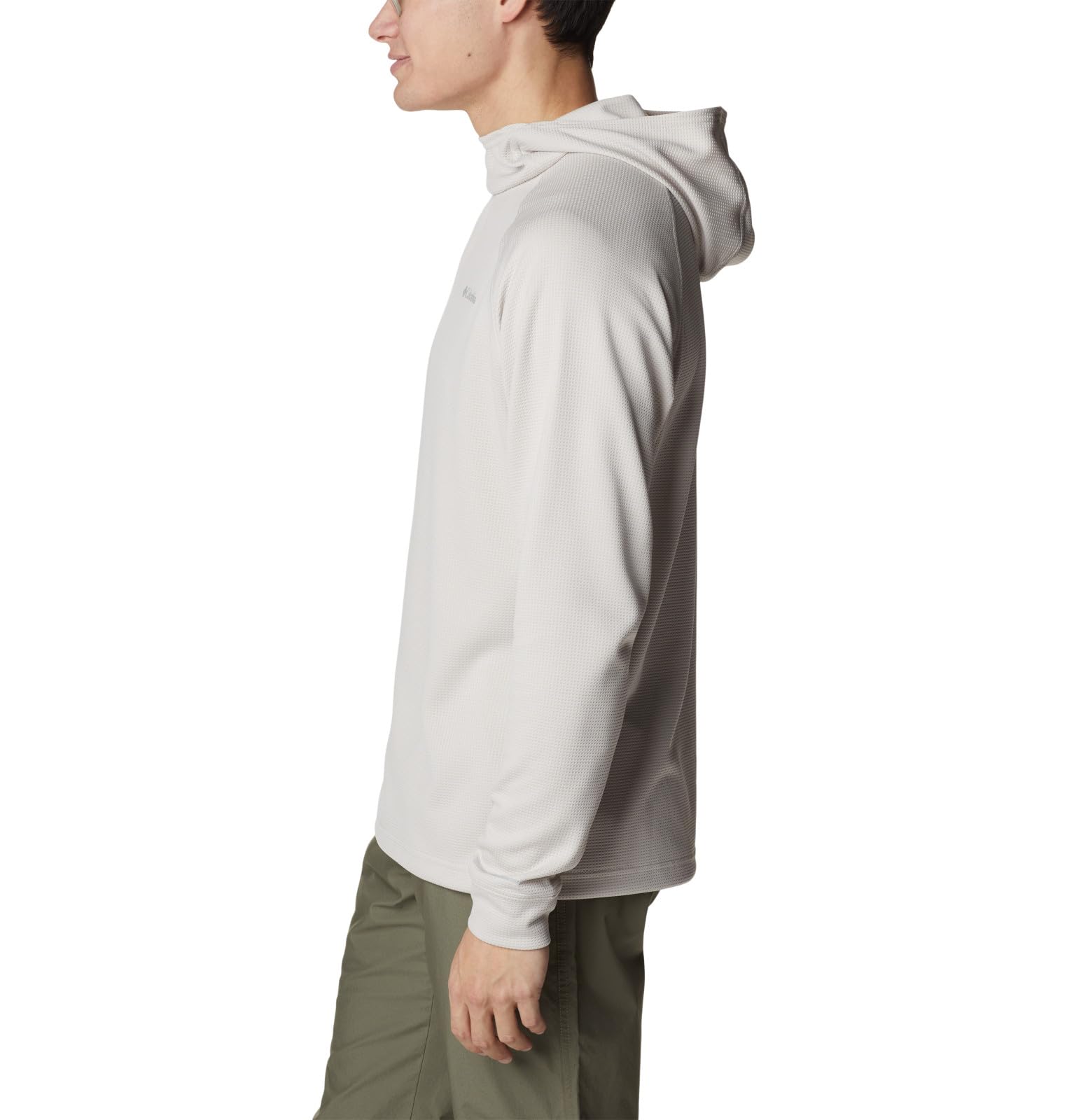 Columbia Men's Black Mesa Waffle Knit Hoodie - Warm Fleece-Lined Pullover for Hiking & Outdoor Activities | Casual Winter Wear for Men