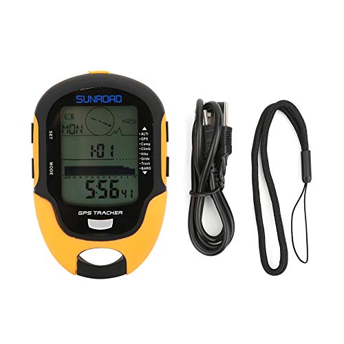 **Waterproof Outdoor Navigation Altimeter Compass with GPS - Digital Altitude, Temperature & Humidity Meter for Hiking, Camping & Mountaineering**