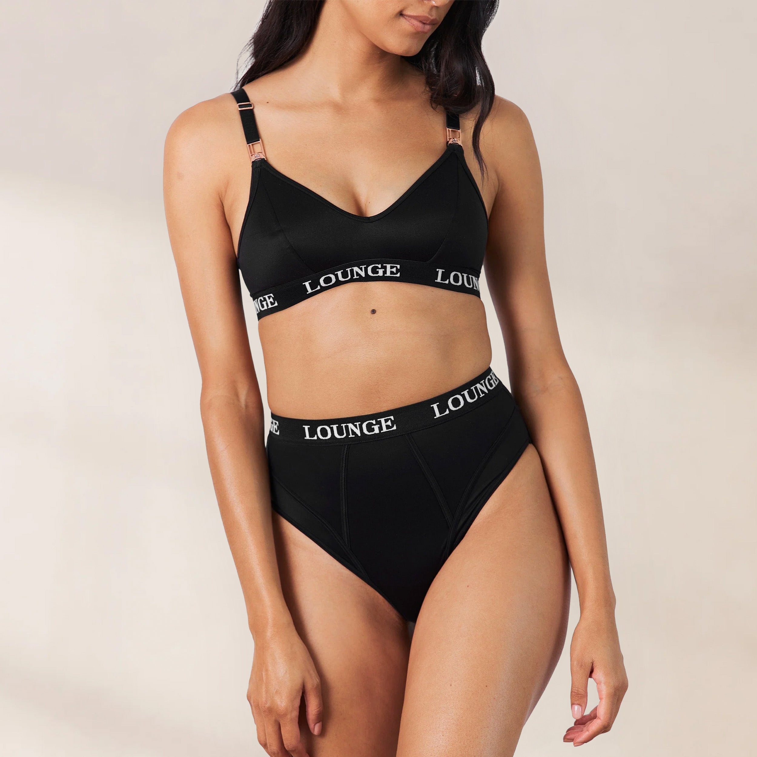 Nurture Nursing Bra - Comfortable Maternity Bra for Breastfeeding Moms - Black | Perfect for Daily Wear, Nursing at Home or On-the-Go
