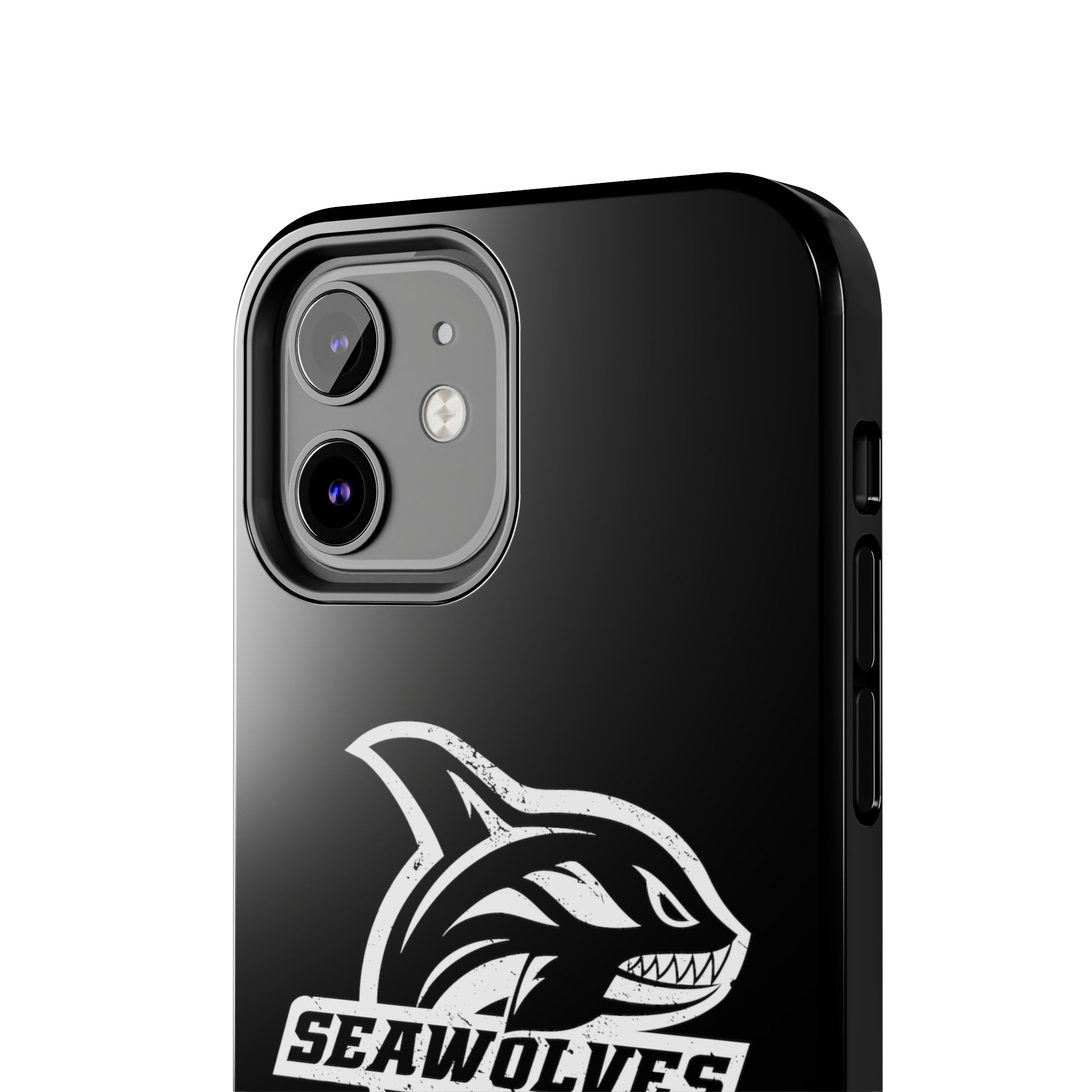 Seawolves Black Rugged Phone Case - Durable & Shockproof Protection for iPhone & Android - Perfect for Outdoor, Sports & Daily Use