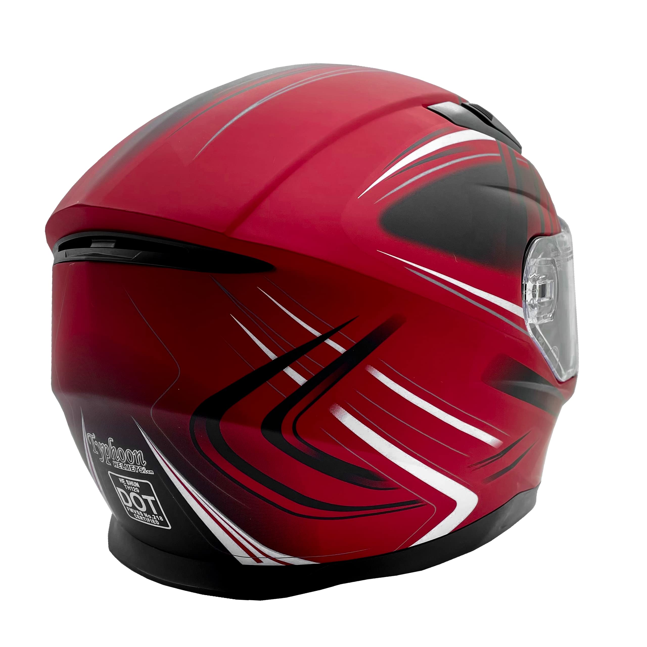 Typhoon Helmets - Adult Full Face Heated Snowmobile Helmet with Dual Lens Shield for Winter Riding & Extreme Cold Weather Protection | Perfect for Snowmobiling, ATV Riding & Motorcycle Adventures
