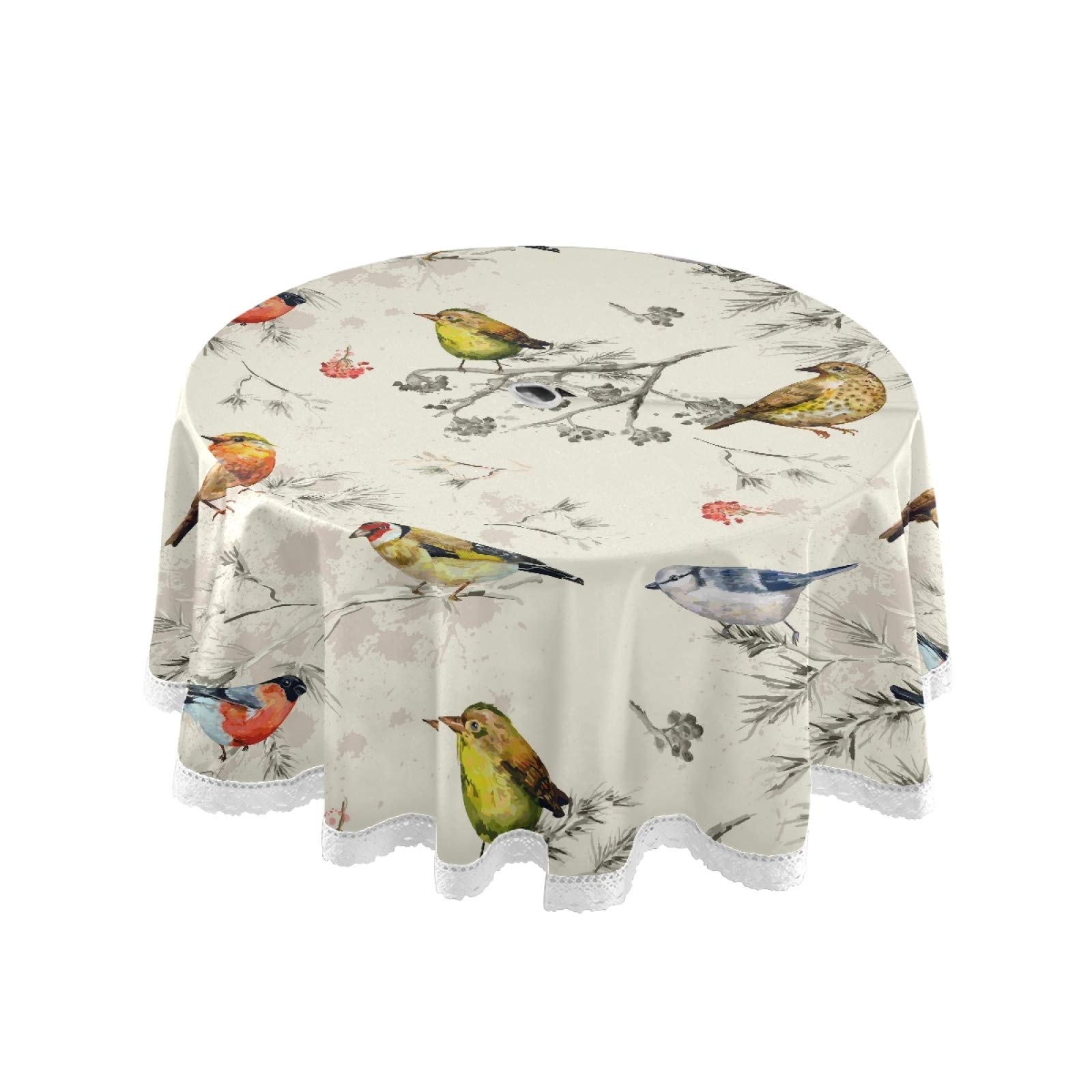 Vintage Floral Outdoor Tablecloth 60