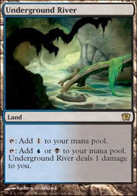 Magic: the Gathering - Underground River - Ninth Edition Foil Card - MTG Collectible & Gameplay - Perfect for Deck Building and Tournaments