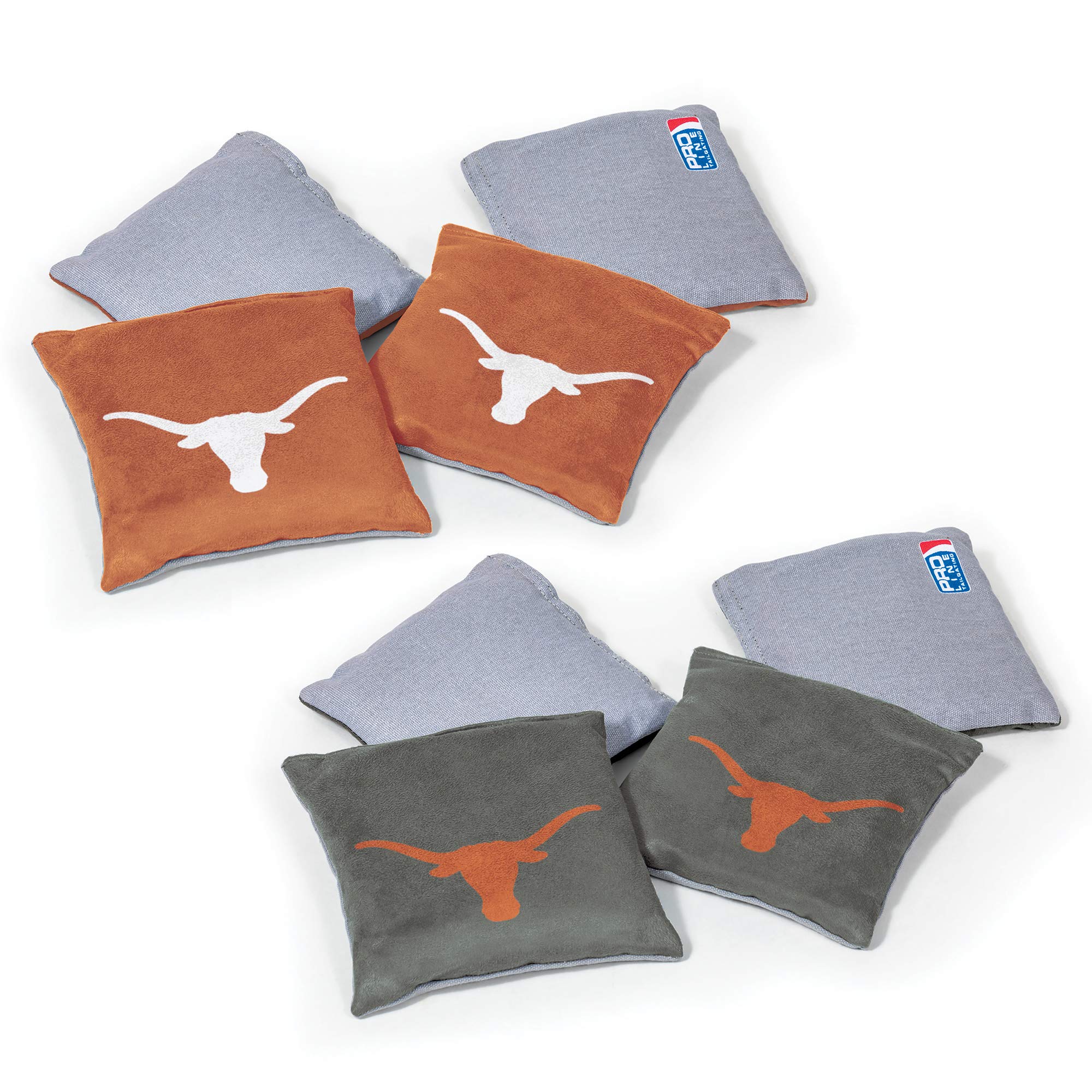 Wild Sports NCAA College Dual Sided Cornhole Bean Bags - Premium 8 Count Toss Bags Set for Outdoor Games, Tailgating, Backyard Parties & Picnics - Perfect for Cornhole Tournaments, College Events & Family Gatherings