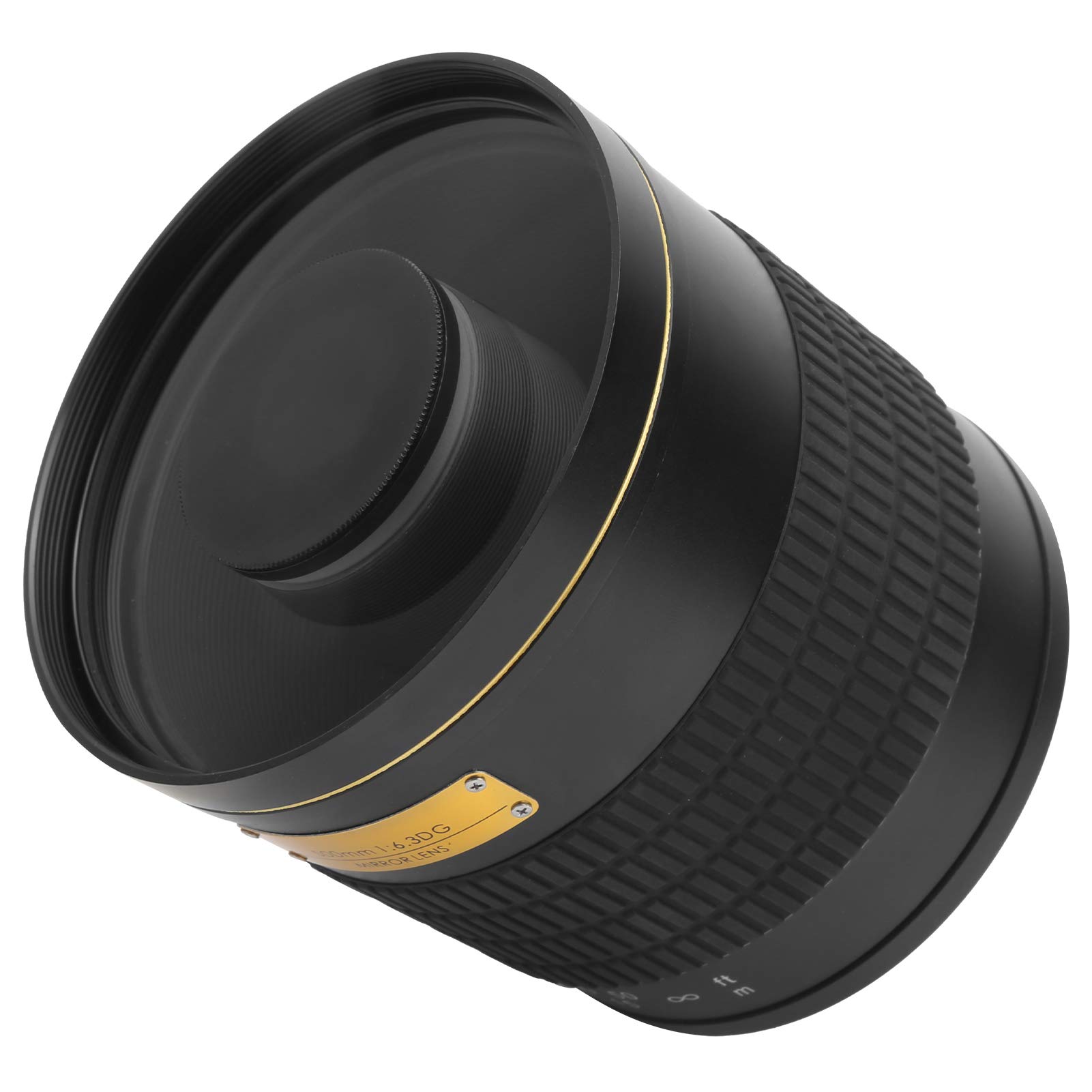 **Cuifati 500mm F6.3 Telephoto Lens for Canon EF Mount DSLR Cameras - Manual Focus All-Metal Optical Glass Lens with Adapter Ring (Black) - Ideal for Wildlife, Sports & Long-Distance Photography**