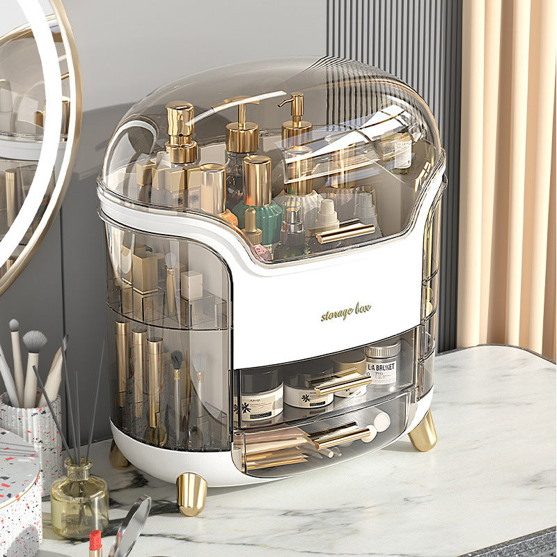 Premium Cosmetic Storage Organizer - Desktop Makeup Case for Skincare, Lipstick & Beauty Essentials | Perfect for Vanity, Travel & Home Decor