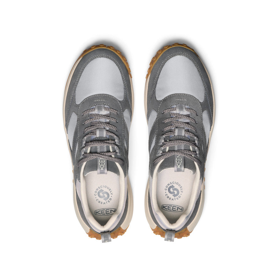 KS86 Men's Running Sneakers - Steel Grey & Alloy Color | Lightweight Comfortable Athletic Shoes for Jogging, Gym Workouts & Casual Wear