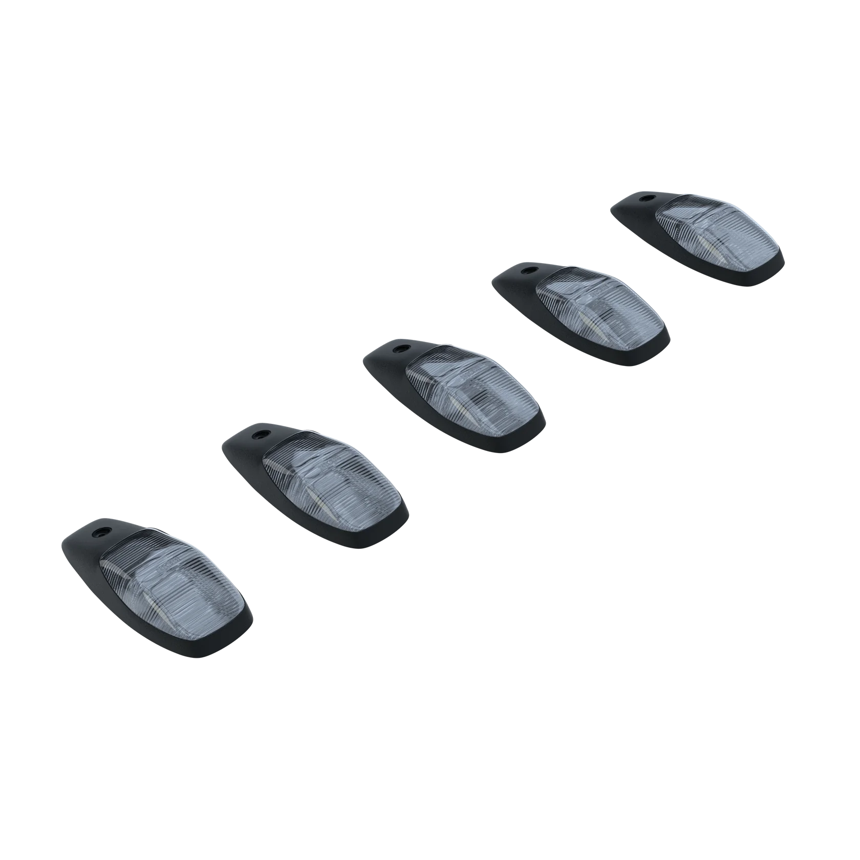 Dodge RAM HD 2500/3500 19-24 5-Piece Cab Roof LED Light Bar Kit with Clear White Lenses - Perfect for Off-Roading, Night Driving & Emergency Vehicles