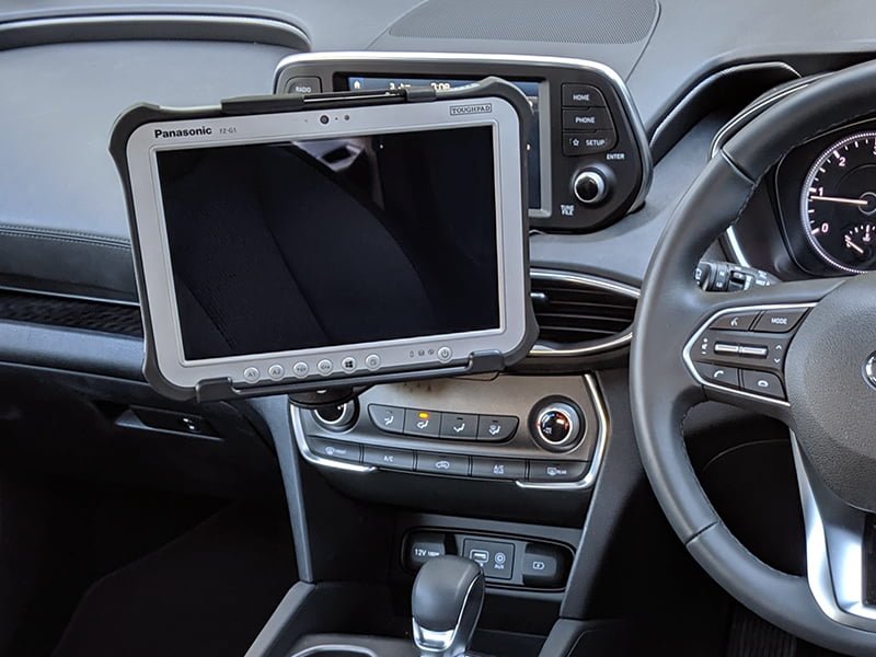 Premium InDash Mount for Hyundai Santa Fe (2019-2023) - Secure Phone Holder for Car Dashboard - Perfect for GPS Navigation & Hands-Free Driving