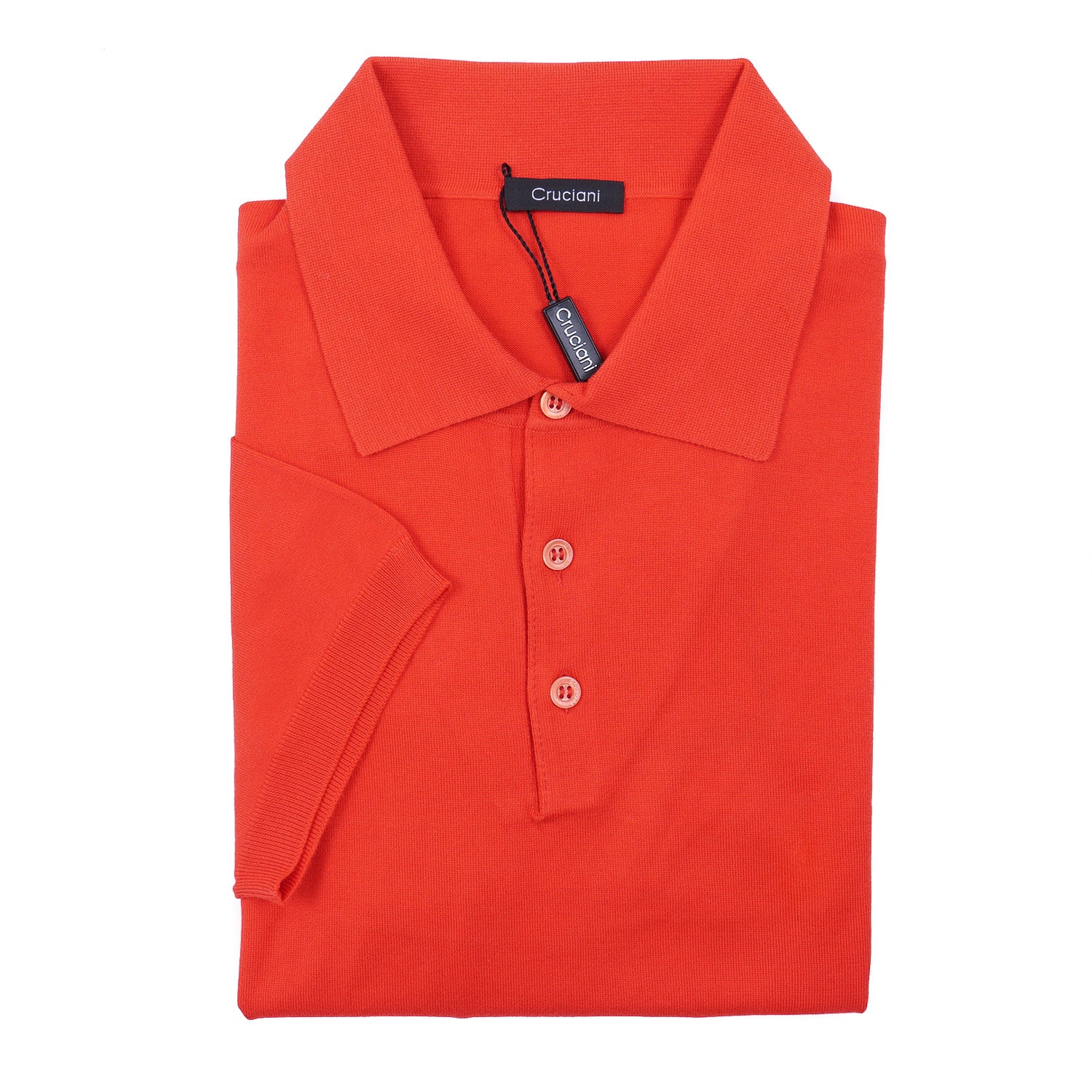 Cruciani Men's Short Sleeve Cotton Knit Polo Shirt - Casual Comfort for Summer & Business Casual Outfits
