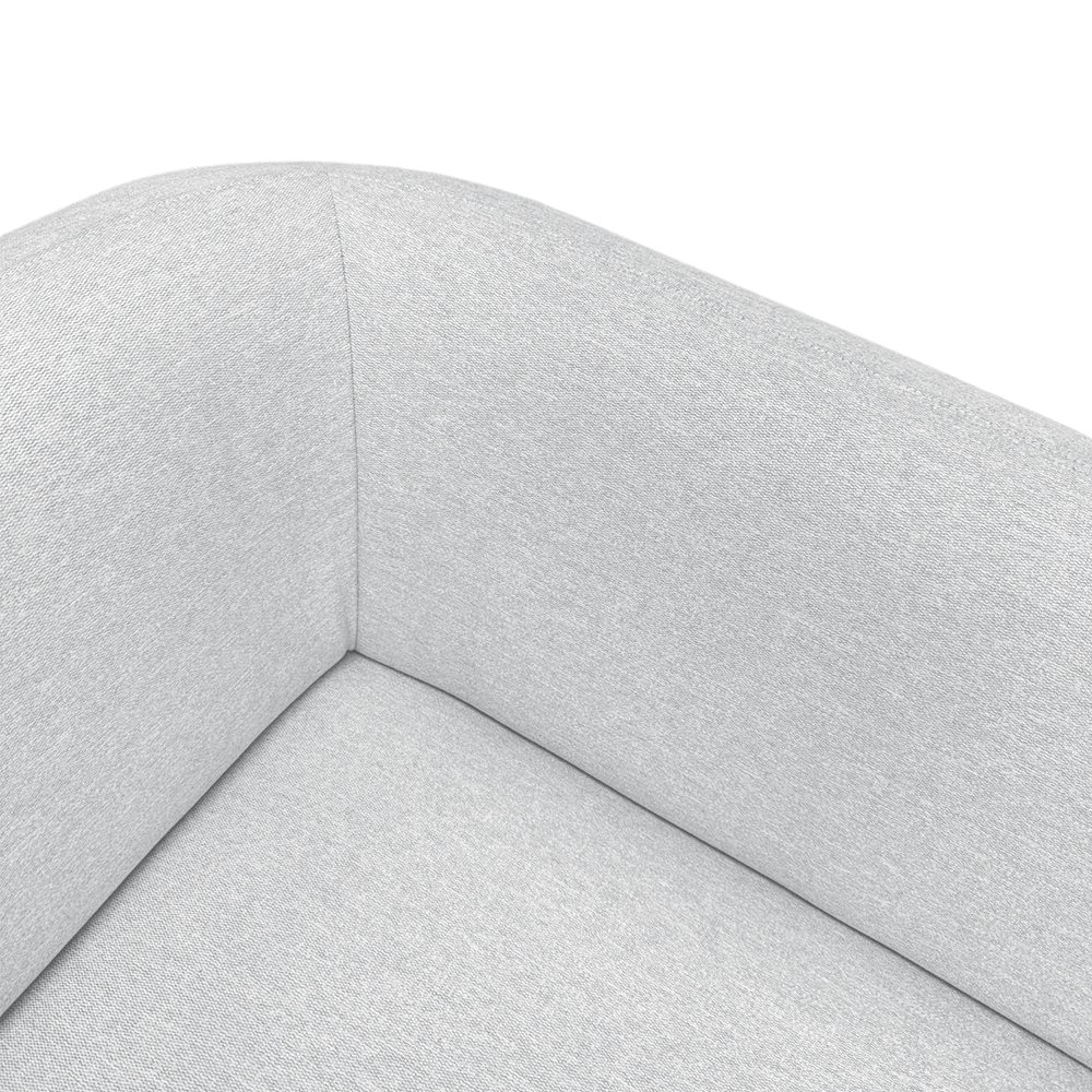 Pebble Right Arm Sectional Chair with EcoClean Fabric - Modern Comfort for Living Room, Office & Lounge - Durable & Stylish Sofa for Relaxing & Entertaining