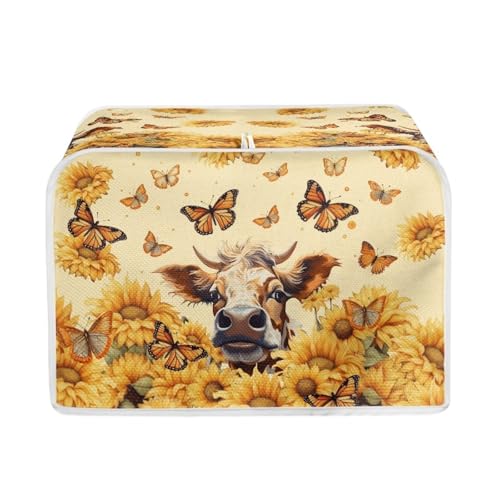Butterfly Sunflower Cow - Yellow