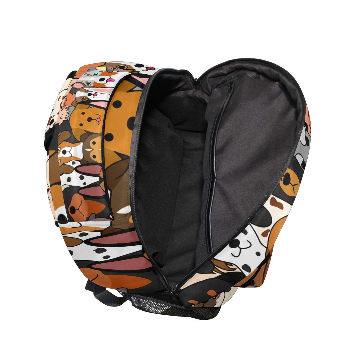 ALAZA Cute Doodle Dog Print Large Backpack for Kids - Boys & Girls School Bag with Multiple Pockets for Laptop, iPad, Tablet | Perfect for Travel, School & Daily Use